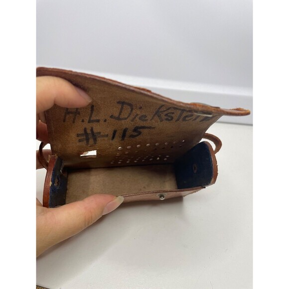 case only!! KOWA Transistor Radio or Camera brown leather case- JAPAN - Picture 7 of 10